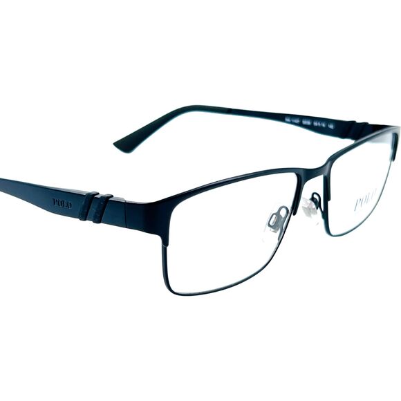 Polo PH1147 Mens Metal Eyeglass Frame 9038 Matte Black 54-16 w Case - Picture 5 of 6